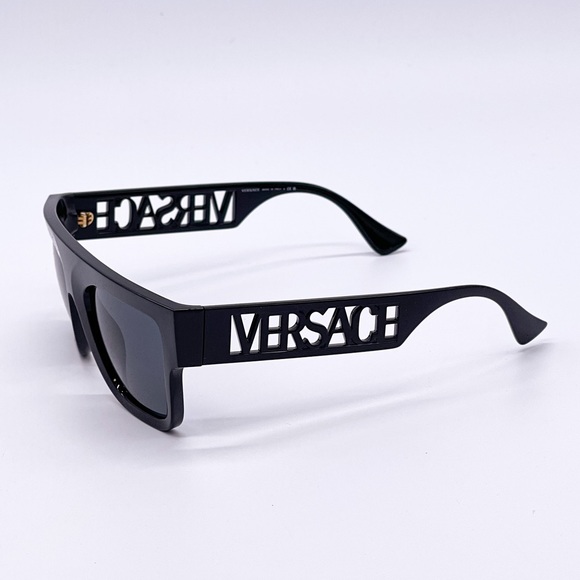 NEW VERSACE GAFOS VE4430U GB1/87 SUNGLASSES VERSACE VE 4430U BLACK EYEWEAR - Picture 5 of 12